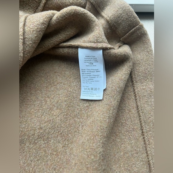 Boiled wool-blend j crew 2 stunning Carmel trench - Picture 4 of 5